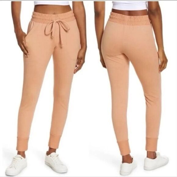 NWT Free People Movement Skinny Joggers With Pockets, Sunbaked Size Small - Picture 1 of 5